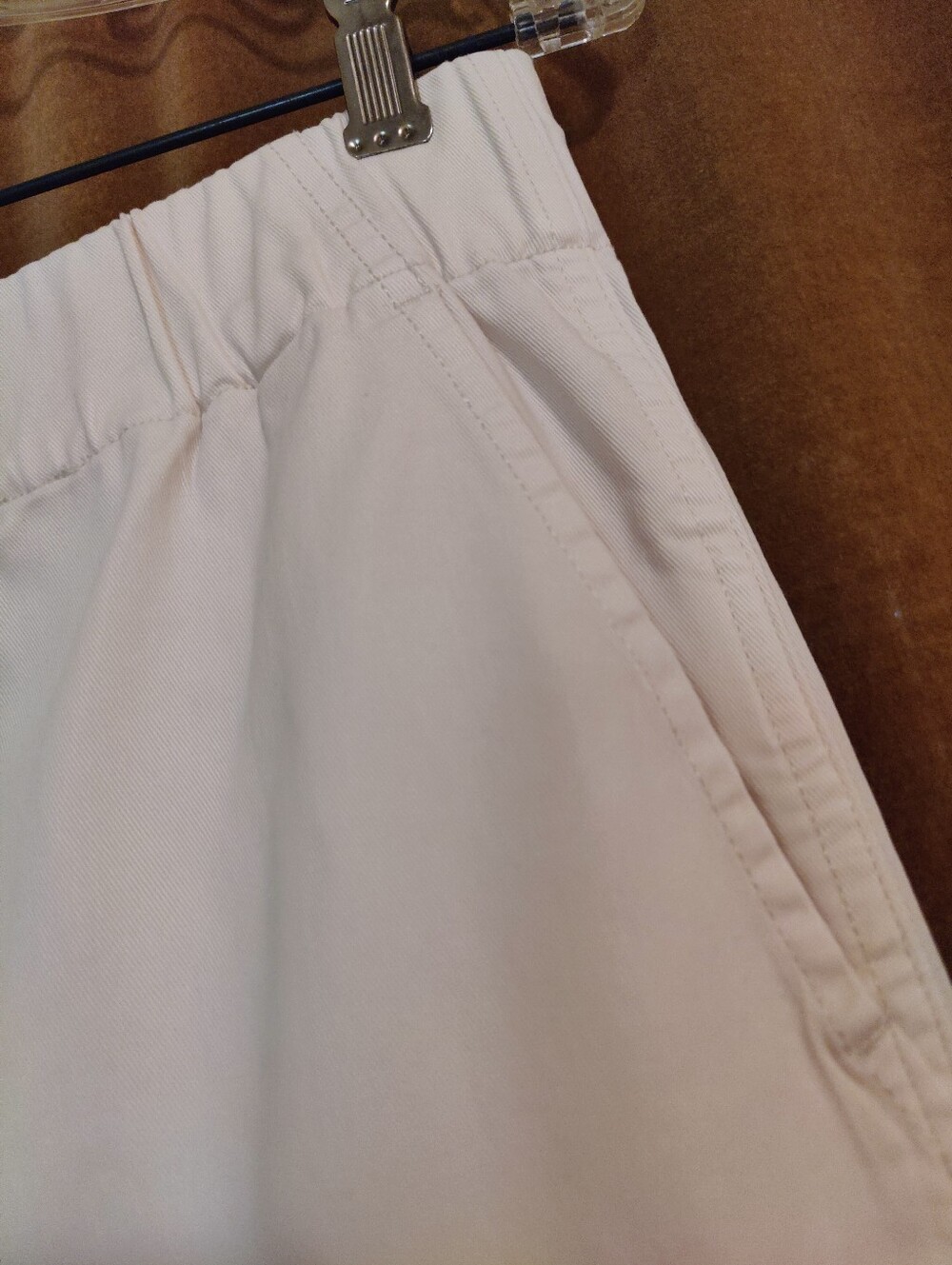 J. Crew Astrid Wide Leg Chino In Off White, Size M - Picture 2 of 10